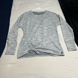 Reebok Heather Gray Long Sleeve Top